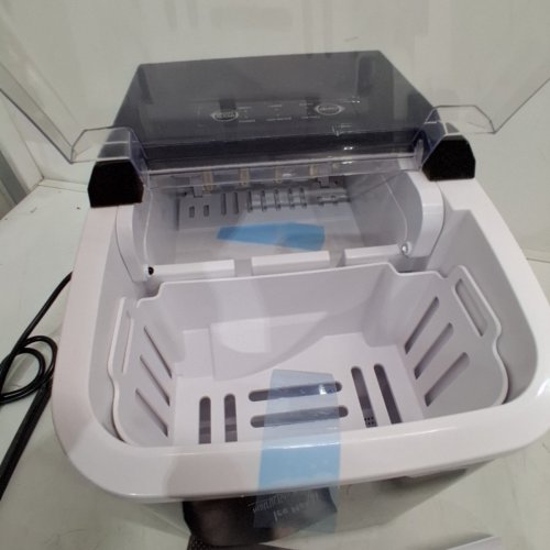 COUNTERTOP ICE MAKER WITH HANDLE AND SCOOP - 26LB - BLACK (MODEL: WBJ-10A) image 4