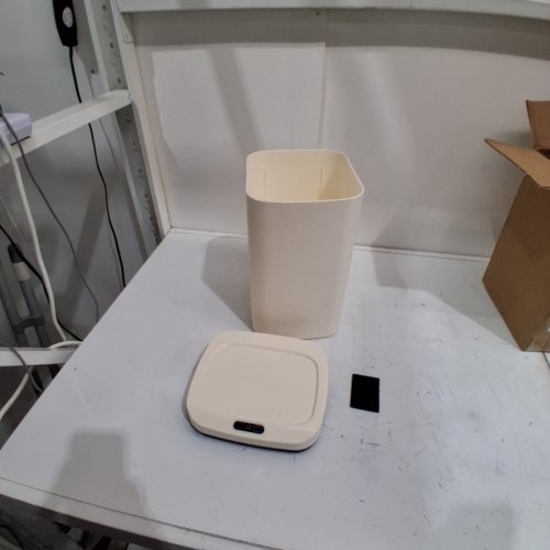 MOTION SENSOR RECTANGULAR WASTE BIN - 16 L - OFF-WHITE (MODEL: XT001-L10-16 L) image 4