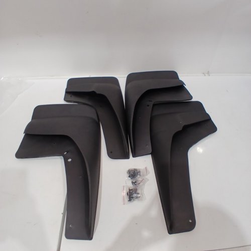 4PC A-PREMIUM FRONT & REAR SPLASH MUD FLAPS - BLACK (MODEL: SGGM004-C) image 2
