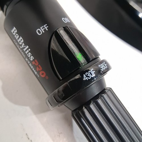 BABYLISSPRO CERAMIC CURLING IRON WITH SPRING HANDLE - 1" - BLACK (MODEL: BABC100SNC) image 2