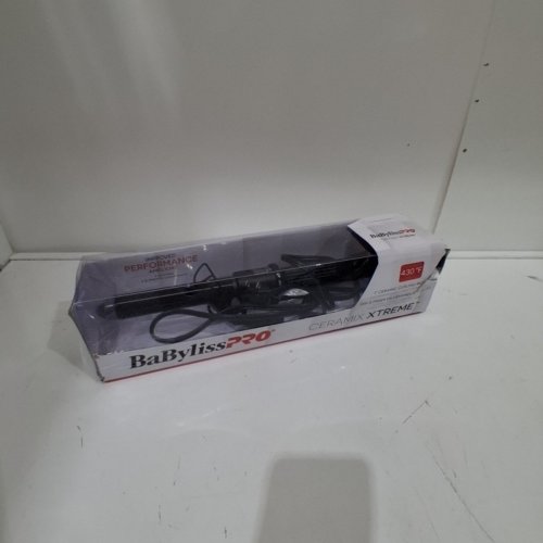 BABYLISSPRO CERAMIC CURLING IRON WITH SPRING HANDLE - 1" - BLACK (MODEL: BABC100SNC) image 4