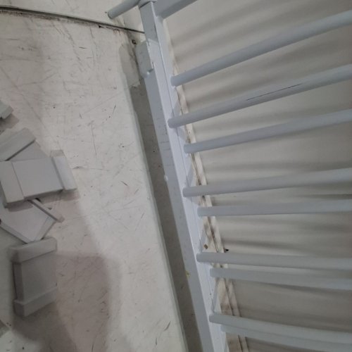 REGALO 2-IN-1 BABY GATE WITH STAIRS BANNISTER AND WALL MOUNTING KIT, EXTRA WIDE 28" TO 42", 30.5" TALL - WHITE (MODEL: 1230DS) image 3