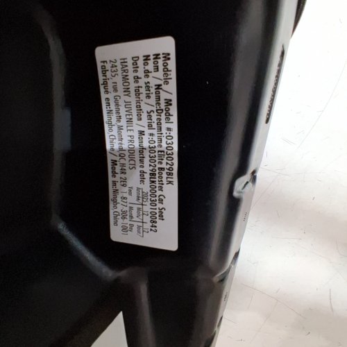 HARMONY 2-IN-1 DREAMTIME ELITE HIGH-BACK BOOSTER CAR SEAT WITH CUP HOLDER - 40 -110LBS - BLACK (MODEL: 0303029BLK) image 2