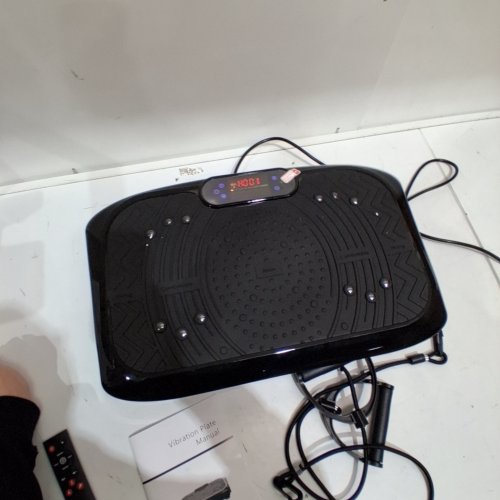 TAEVNO VIBRATION PLATE EXERCISE MACHINE- 450LBS - BLACK image 2