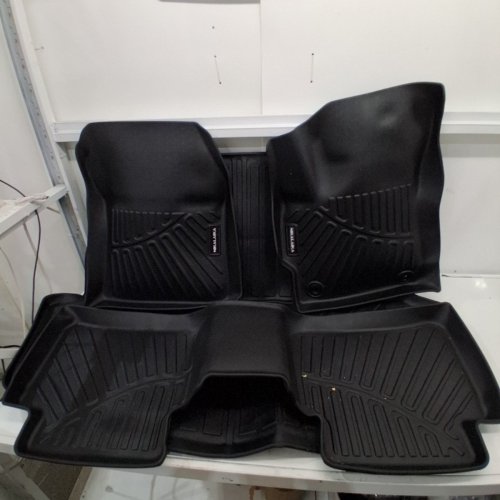 4PC NIKALAIKA ALL-WEATHER VEHICLE FLOOR MATS CARGO LINER FOR TOYOTA COROLLA/COROLLA HYBRID SEDAN (2020-2026) - BLACK image 3