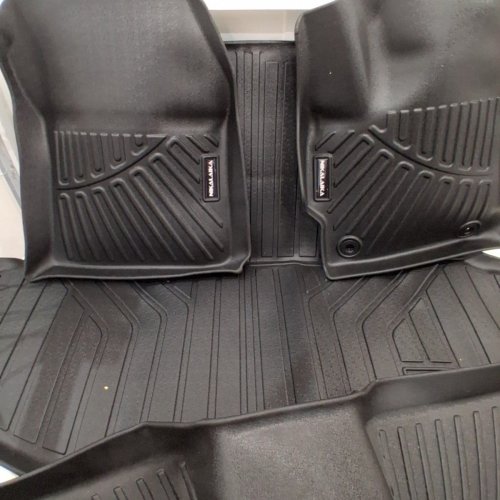 4PC NIKALAIKA ALL-WEATHER VEHICLE FLOOR MATS CARGO LINER FOR TOYOTA COROLLA/COROLLA HYBRID SEDAN (2020-2026) - BLACK image 4