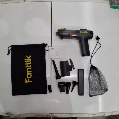 FANTTIK CORDLESS HANDHELD VACUUM CLEANER - INPUT 5 V 3A; BATTERY 11.1 V 2.0 AH 22.2WH - BLACK (MODEL: SLIM V10 MIX) image 2