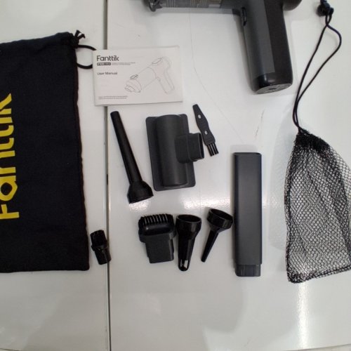 FANTTIK CORDLESS HANDHELD VACUUM CLEANER - INPUT 5 V 3A; BATTERY 11.1 V 2.0 AH 22.2WH - BLACK (MODEL: SLIM V10 MIX) image 3