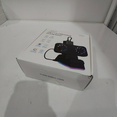 JSAUX USB-C 7-IN-1 RGB COOLING DOCKING STATION - FOR ROG ALLY X/ROG ALLY/STEAM DECK/LEGION GO - BLACK (MODEL: HB0705) image 4