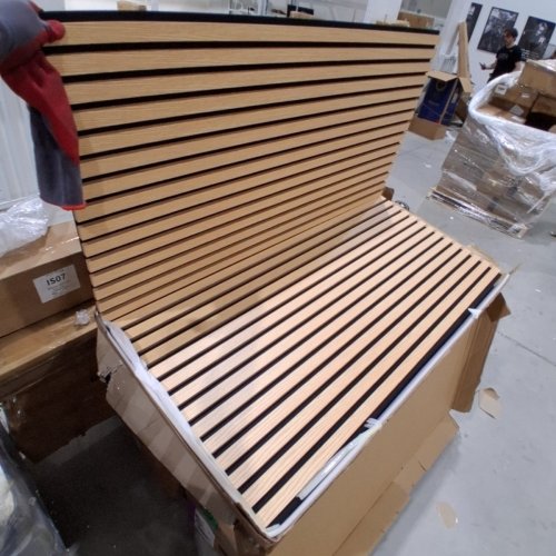 4PK ART3D WOOD SLAT ACOUSTIC PANELS FOR WALL AND CEILING - 47" X 23" - OAK ‎ - (MODEL:A31116P2) image 6