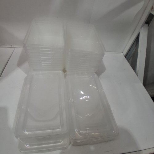20PK IRIS USA PLASTIC STORAGE CONTAINER BIN WITH LID - 5.6L - CLEAR - (MODEL: CNL-5) image 2
