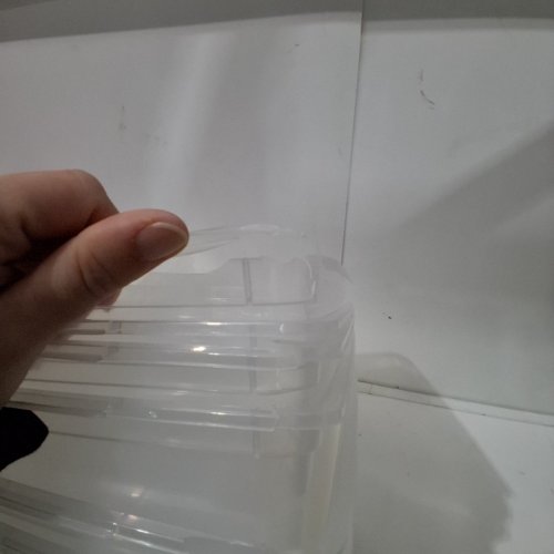 20PK IRIS USA PLASTIC STORAGE CONTAINER BIN WITH LID - 5.6L - CLEAR - (MODEL: CNL-5) image 3