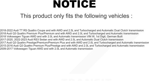 KUGEL FRONT PASSENGER SIDE CV AXLE ASSEMBLY FOR SELECT VOLKSWAGEN AND AUDI VEHICLES (MODEL: NCV-VW72008) image 2