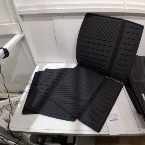 7PC BINGOLINER ALL-WEATHER FLOOR MATS FOR 2022 TO 2026 MITSUBISHI OUTLANDER GAS - BLACK image 3