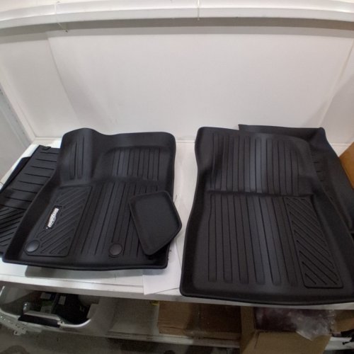 7PC BINGOLINER ALL-WEATHER FLOOR MATS FOR 2022 TO 2026 MITSUBISHI OUTLANDER GAS - BLACK image 4