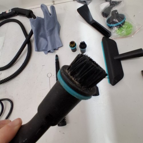 HELIME HANDHELD STEAM CLEANER - 110 V 1500W - 1800 ML TANK - BLACK / WHITE (MODEL: L5T) image 4