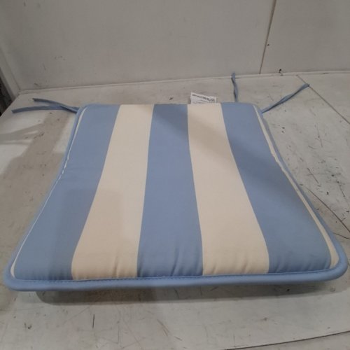 ROOM ESSENTIALS OUTDOOR SEAT CUSHION - 17" X 17" - CLEAN BLUE STRIPE image 4