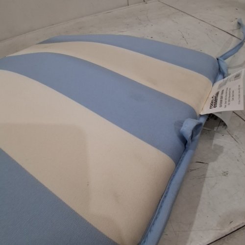 ROOM ESSENTIALS OUTDOOR SEAT CUSHION - 17" X 17" - CLEAN BLUE STRIPE image 5