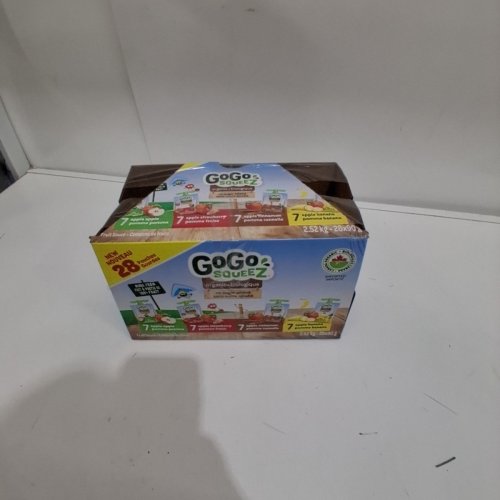 20PK GOGO SQUEEZE FRUIT SAUCE SNACK - 90G EACH - APPLE/APPLE STRAWBERRY/APPLE PEACH/APPLE BANANA image 4