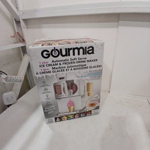 GOURMIA AUTOMATIC SOFT SERVE ICE CREAM AND FROZEN DRINK MAKER - 1L - WHITE (MODEL: GSI1010W) image 6