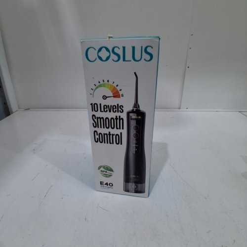 COSLUS RECHARGEABLE WATER FLOSSER/ORAL IRRIGATOR - 300ML - BLACK (MODEL: E40) image 4
