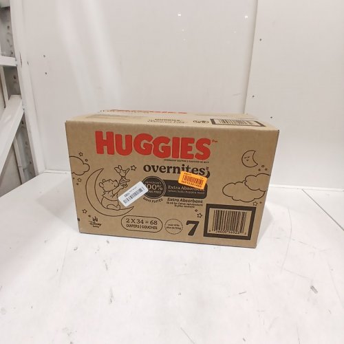 68PK HUGGIES DISNEY BABY OVERNITES ALL-NIGHT PROTECTION AND COMFORT - SIZE 7 - 41LB image 2