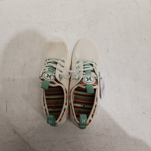 WOMEN'S HURLEY CASTAIC SNEAKER - SIZE 10 - BEIGE/GREEN (STYLE: 5566710) image 3