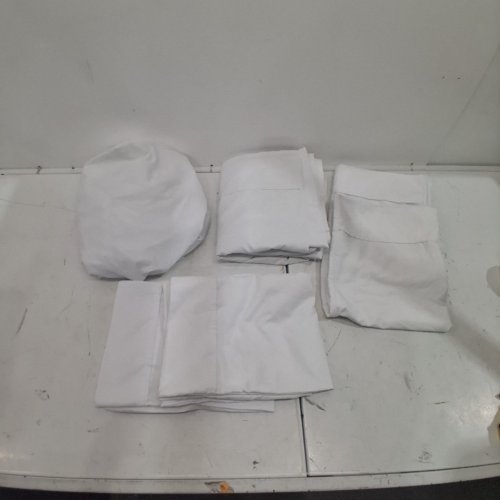 6PC JENNIFER ADAMS SHEET SET - DOUBLE - WHITE (MODEL: 1392996) image 4