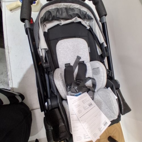 UPPABABY CRUZ V3 2-IN-1 LIGHTWEIGHT LAY-FLAT OR RECLINE BABY STROLLER WITH FLEXRIDE SUSPENSION, SUN/RAIN COVERS AND STORAGE BASKET - MAX 50LBS - GREYSON - (MODEL: 0403-CRZ-NA-GRY) image 6