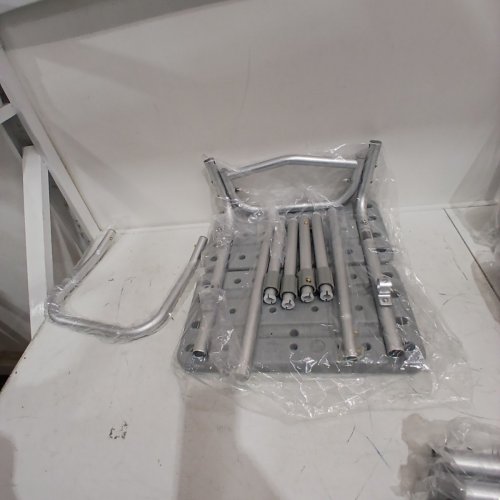 MEDLINE TRANSFER BENCH WITH BACK, KNOCKDOWN - GREY (MODEL: G3-100KBRX1) image 3