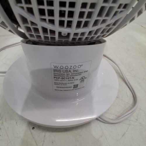 IRIS WOOZOO 5 SPEED CIRCULATING GLOBE FAN - WHITE - (MODEL: PCF-SC15T-N) image 4