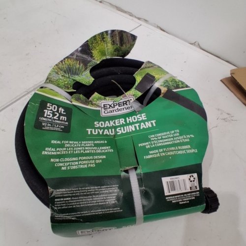 EXPERT GARDENER SOAKER HOSE - 1/2" - 50FT - BLACK image 2