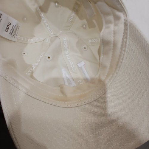 ADULT UNISEX SCOTCH & SODA CITIES ADJUSTABLE CAP - ONE SIZE - CREAM - (MODEL:1864352) image 3
