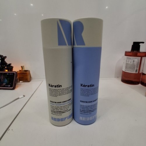 2PC REDEFINE HAIR CARE KERATIN KIT SHAMPOO & CONDITIONER - 500ML/EACH image 2