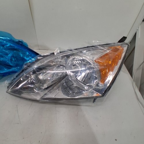 WEELMOTO HEADLIGHTS PAIR, CHROME HOUSING, AMBER REFLECTOR, LEFT + RIGHT SIDE, 2007-2011 HONDA CR-V EX, EX-L, LX, SE (4-DOOR SPORT/UTILITY) (MODEL:‎HDCR-07) image 3