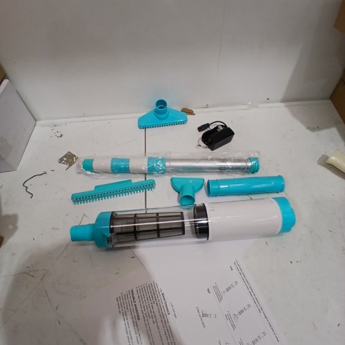 YSMJ POOL AND HOT TUB RECHARGEABLE CLEANING TOOL - BLUE, WHITE (MODEL: 18221BX) image 3