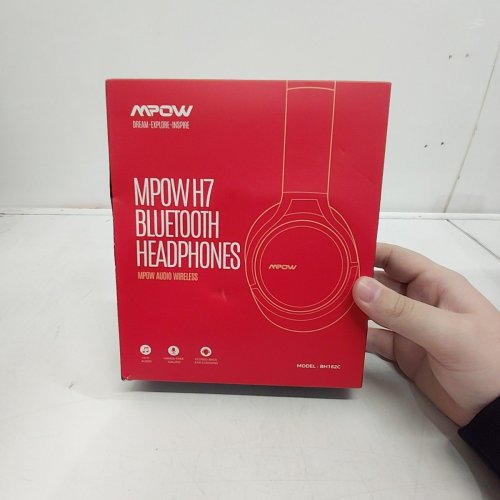 MPOW BLUETOOTH HEADPHONES - BLUE (MODEL: BH162C) image 3