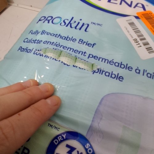 28PK UNISEX TENA PROSKIN INCONTINENCE BRIEFS - MEDIUM ( 34" - 47" ) - SUPER ABSORBENCY image 3