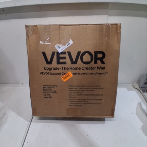 VEVOR FOLDING WALKER STAND WITH ADJUSTABLE HEIGHT & WIDTH HOLDS 450LB - SILVER/BLACK - (MODEL:FBL860516) image 4