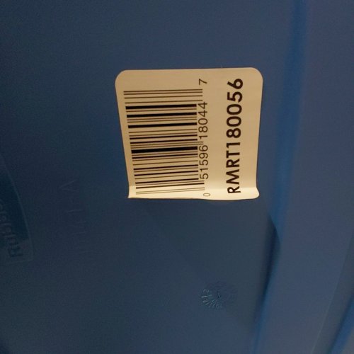 6PK RUBBERMAID ROUGHNECK STORAGE TOTES - 18 GAL - BLUE (MODEL: RMRT180056) image 2