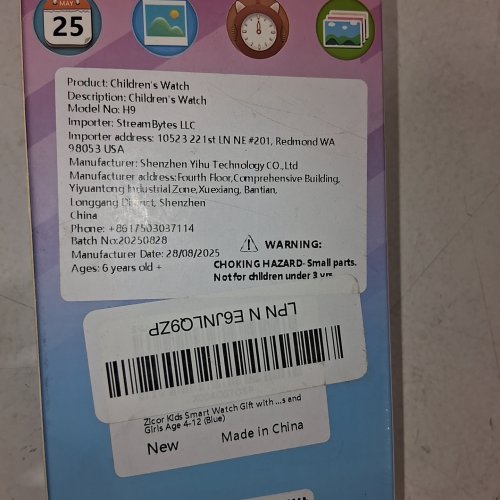 KIDS SMART WATCH AND FITNESS TRACKER - NAVY (MODEL: H9) image 4