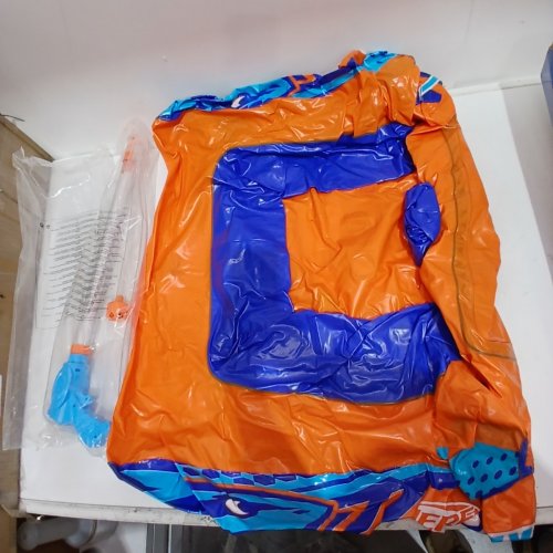 NERF SUPER SOAKER MEGAFORCE BATTLE TANK RIDE-ON WITH POOL-FED MEGA WATER BLASTER - ORANGE AND BLUE (MODEL: SOAK-7252) image 2