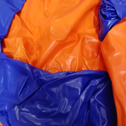 NERF SUPER SOAKER MEGAFORCE BATTLE TANK RIDE-ON WITH POOL-FED MEGA WATER BLASTER - ORANGE AND BLUE (MODEL: SOAK-7252) image 3
