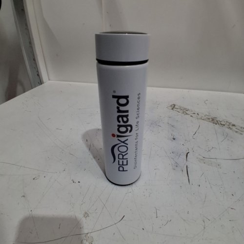 LED TEMPERATURE DISPLAY SMART CUP - *CUSTOMIZED* - 17 OZ - WHITE / BLACK image 3