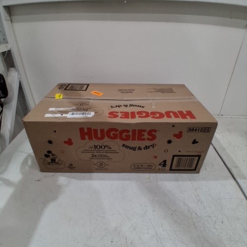 186PK HUGGIES SNUG AND DRY DIAPERS - SIZE 4 image 2