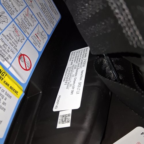 GRACO SNUGRIDE 35 LITE LX INFANT CAR SEAT - 4-35LBS CAPACITY - GOTHAM FASHION BLACK/GREY (MODEL: 2143034) image 2