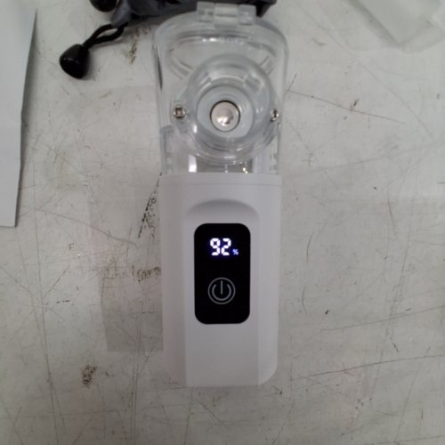 8PC PORTABLE HANDHELD MIST HUMIDIFIER MESH MISTER 3 SPEED AND SELF CLEANING - WHITE image 2