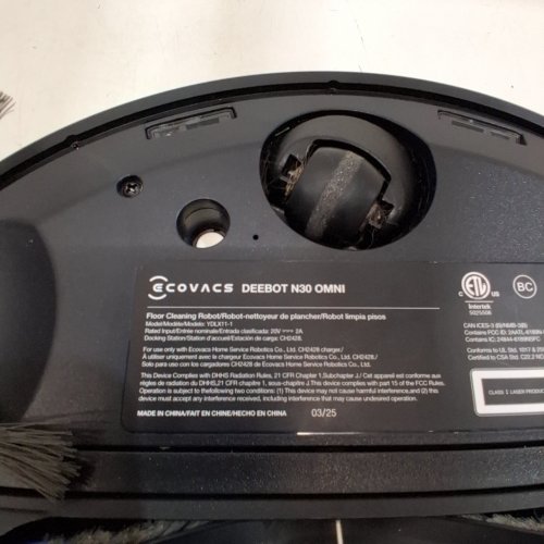 ECOVACS DEEBOT N30 PRO OMNI ROBOT VACUUM & MOP WITH WIFI/APP CONNECTION - BLACK (MODEL: YDLX11-1) image 13