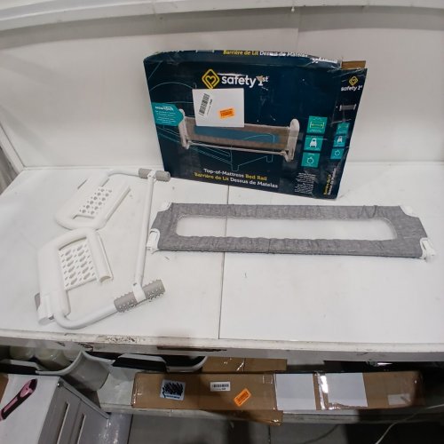 SAFETY 1ST 36" TOP-OF-MATTRESS BED RAIL - GREY (MODEL: BR017CEIU) image 2