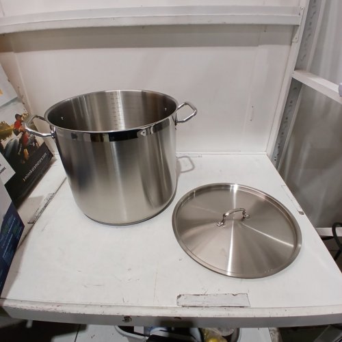 NUTRICHEF KITCHEN HEAVY DUTY STAINLESS STEEL COOKWARE STOCKPOT - 40 QUART (MODEL: NCSPT40Q) image 2